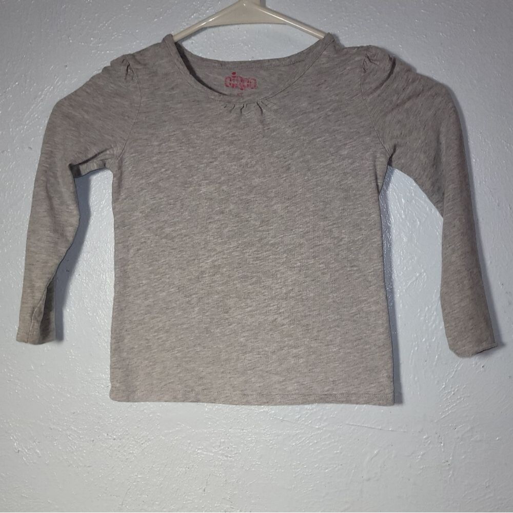 Circo 5T Girls' Long Sleeve Shirt - Gray